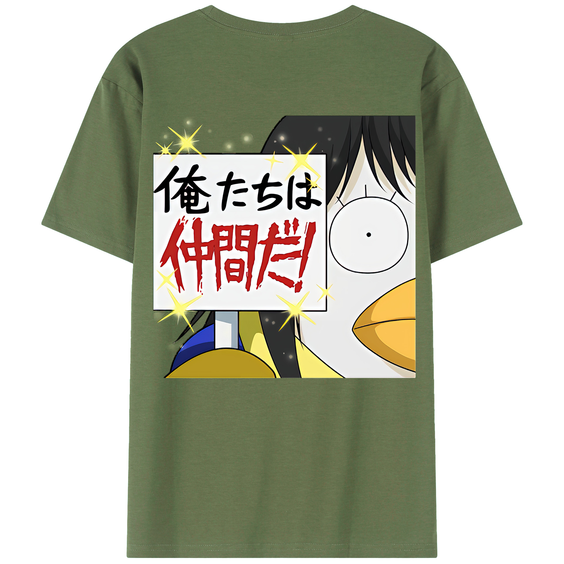 （画像用） ぎんたま 坂田銀時（さかたぎんとき） 神楽 志村新八（しむら しんぱち） GINTAMA Sakata Gintoki Kagura Shimura Shinpachi 綿100％ メンズ半袖Tシャツ（バックプリント） 通気性